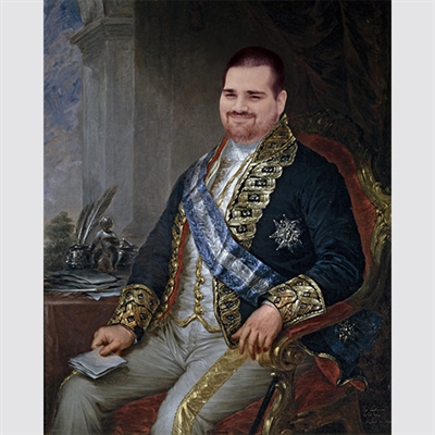 Personalized Masterpiece the Minister Juan Bravo Murillo from Photo,by myDaVinci - myDaVinci